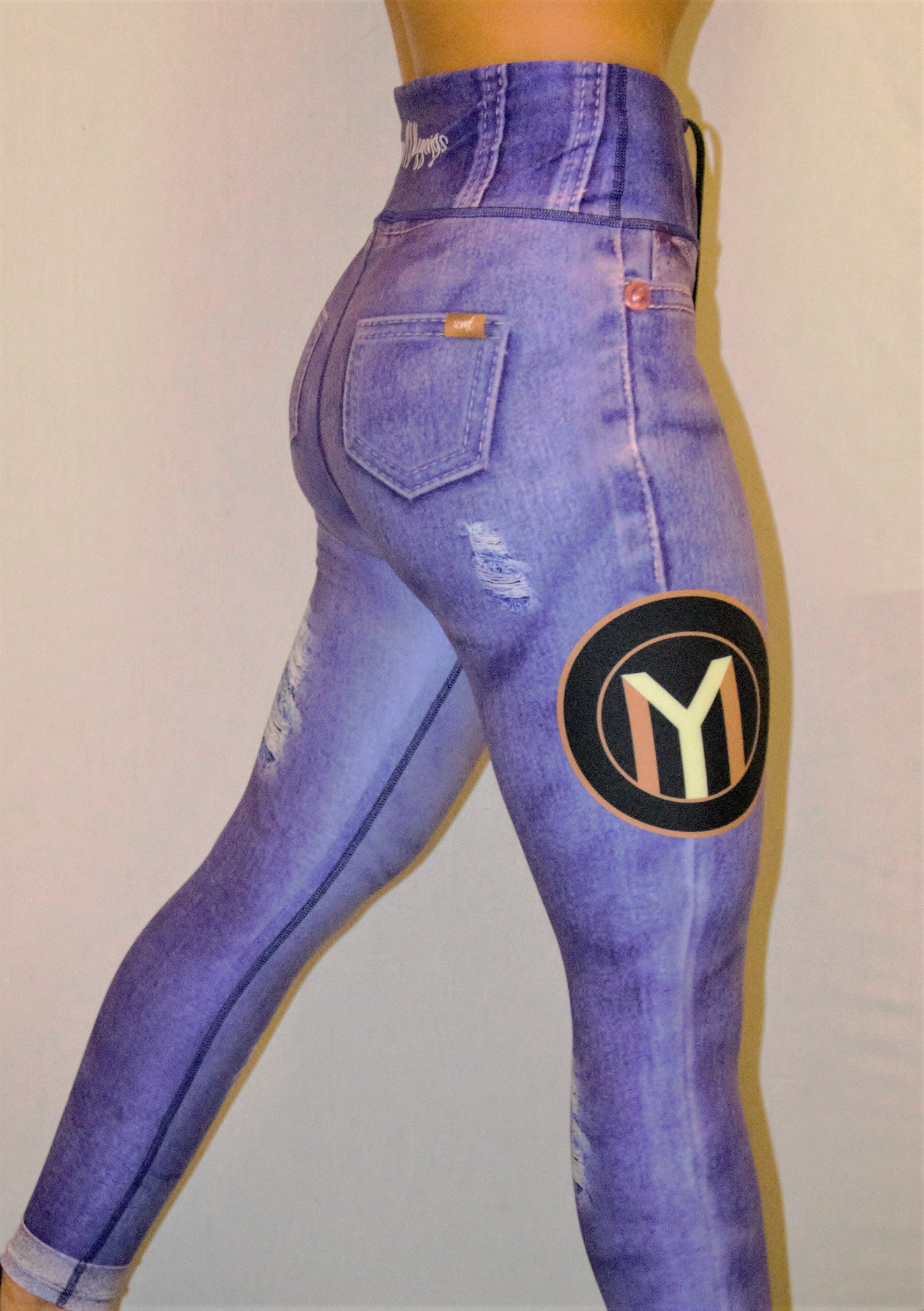 Legging dim effet jean new arrivals